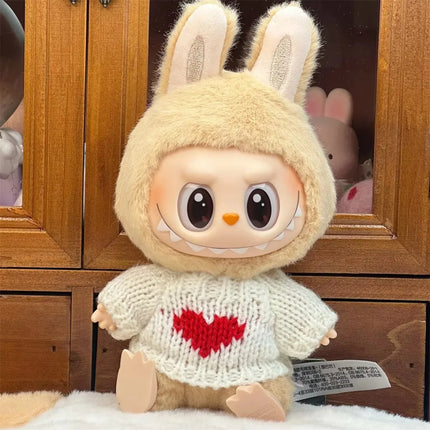 Labubu Doll Clothes Outfit Accessories For 15/17cm
