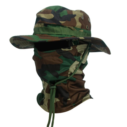 Camouflage Boonie Cap & Balaclava Set