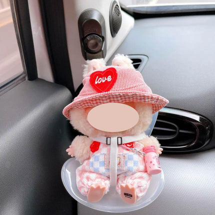 Carseat Safety Seat for Labubu Cute Doll Air Outlet