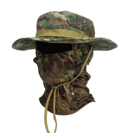 Camouflage Boonie Cap & Balaclava Set