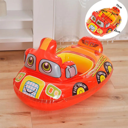 Rooxin Flamingo Swimming Circle Baby Infant Float Pool Swimming Ring With Sunshade Floating Seat Summer Beach Pool Swim Tube