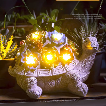 Turtle Statue LED Lights
