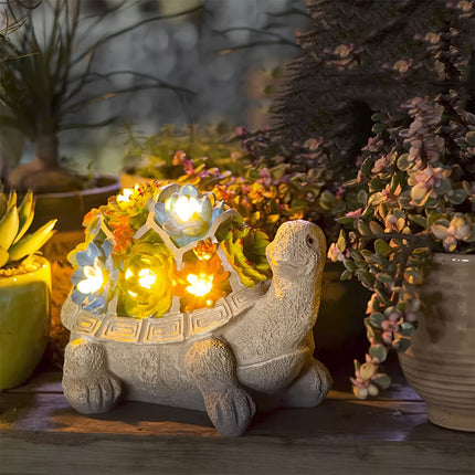 Turtle Statue LED Lights