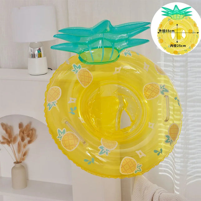 Rooxin Flamingo Swimming Circle Baby Infant Float Pool Swimming Ring With Sunshade Floating Seat Summer Beach Pool Swim Tube