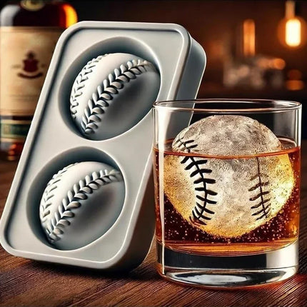 Whiskey Ice Ball Maker 3D Baseball Ball Ice Cubes