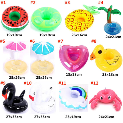 Floating Cup Holder Mat - Drink Cup Holder For Summer Swimming Pool Party