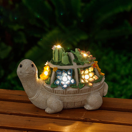 Turtle Statue LED Lights
