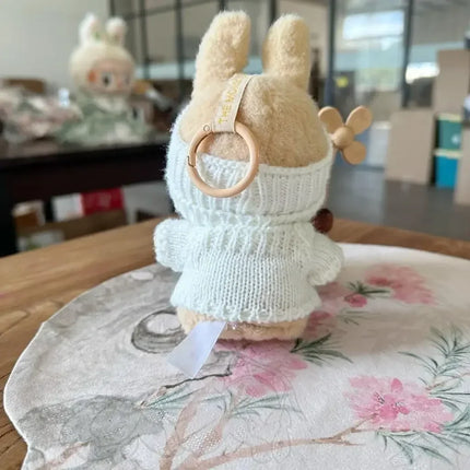Bear Hat & Love Sweater Set for Labubu