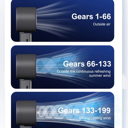 Mini 199-Speed Handheld Fan Turbo Fan