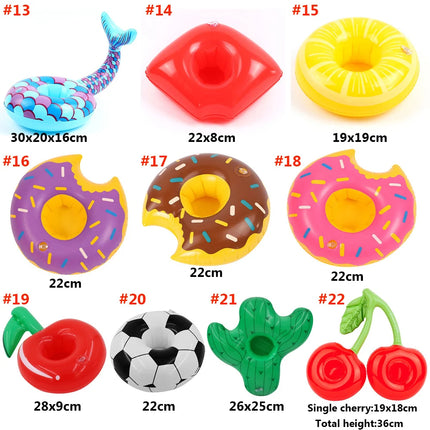 Floating Cup Holder Mat - Drink Cup Holder For Summer Swimming Pool Party