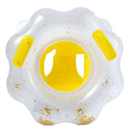 Rooxin Flamingo Swimming Circle Baby Infant Float Pool Swimming Ring With Sunshade Floating Seat Summer Beach Pool Swim Tube