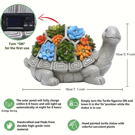 Turtle Statue LED Lights